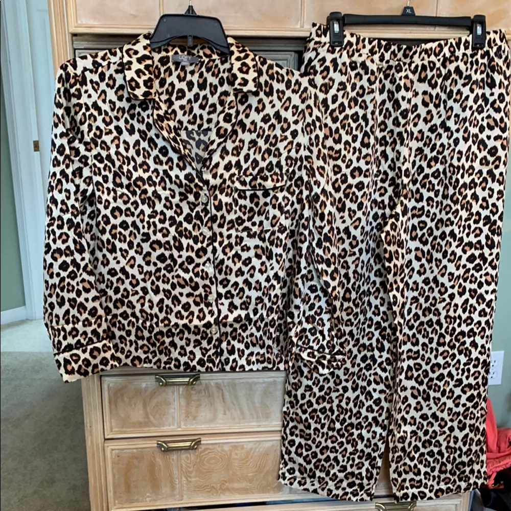 Leopard Print Pajama Set